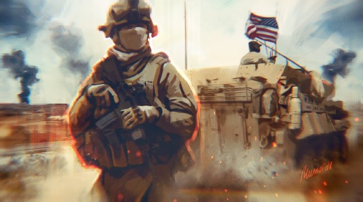 Военные США вторглись в Сирию, взяв под охрану занятые курдскими бандами нефтегазовые месторождения