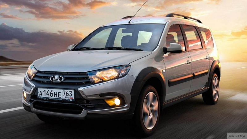 Рестайлинговый Lada Largus Cross сфотографировали на АвтоВАЗе