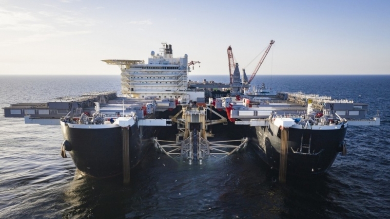 Прокладка труб "Северного потока &mdash; 2" в немецких водах завершилась