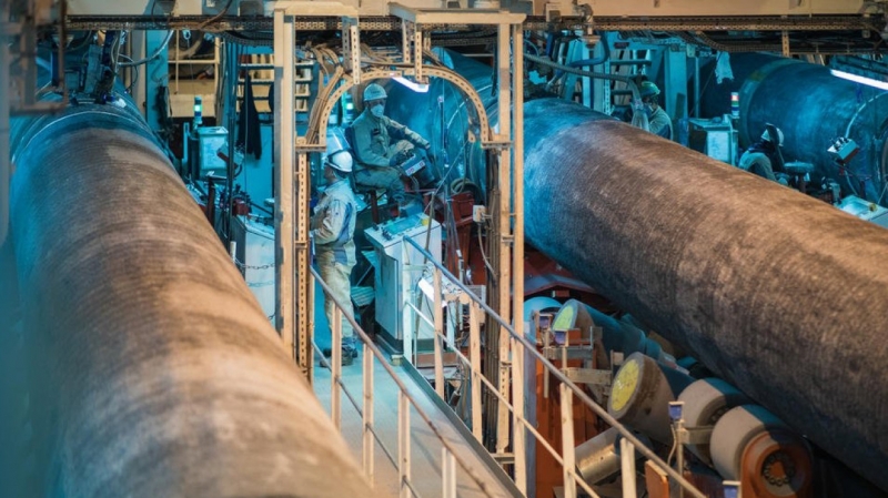 Nord Stream 2 AG: "Северный поток — 2" готов на 95%