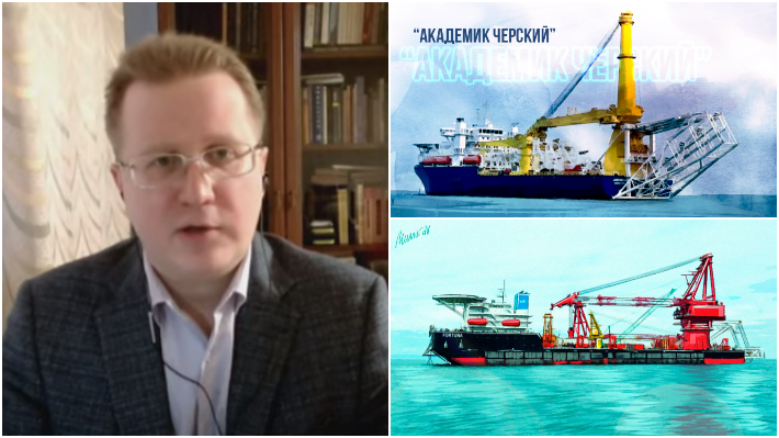 Митрахович объяснил, почему "Академик Черский" не достраивает "Северный поток — 2"