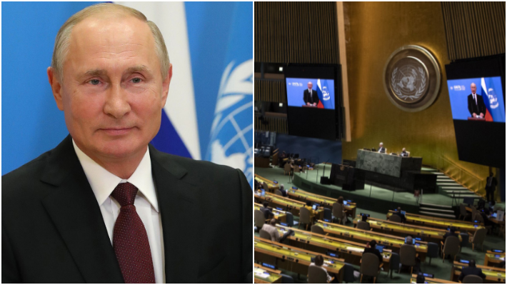 "В водовороте событий надо действовать сообща": главное из речи Путина к 75-летию ООН