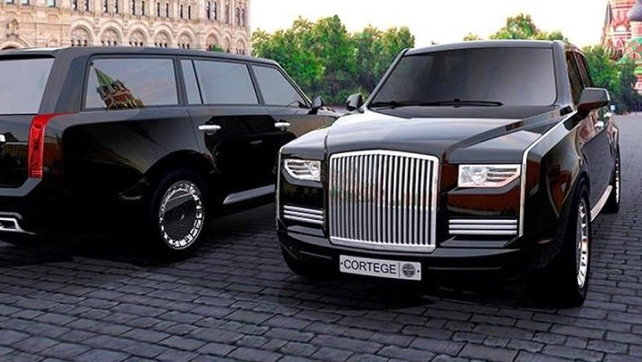 Путин прибыл на инаугурацию на новом лимузине серии «Кортеж»