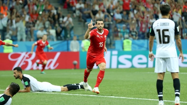 Сборная Швейцарии вышла в 1/8 финала ЧМ по футболу после матча с командой Коста-Рики