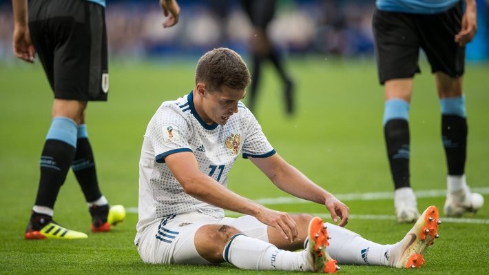 ЧМ-2018: Россия крупно проиграла Уругваю перед 1/8 финала