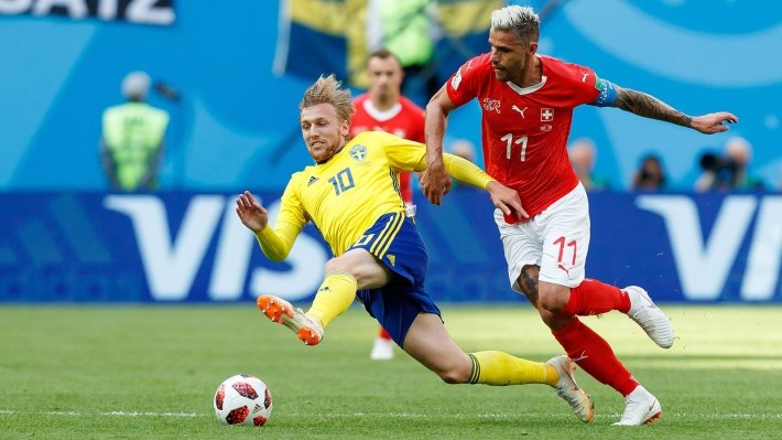 ЧМ-2018: гол Форсберга приблизил Швецию к четвертьфиналу