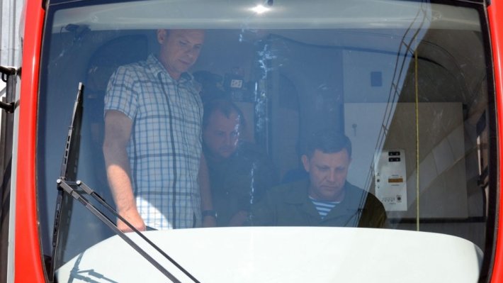 Захарченко показали первый трамвай производства ДНР