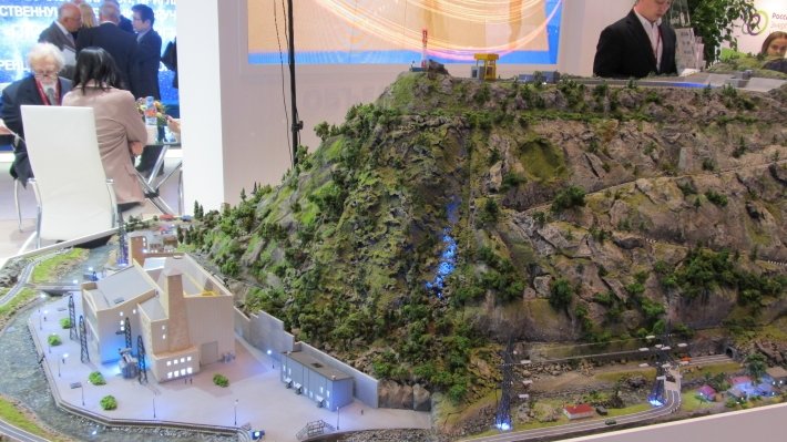 "Русгидро" представила на РЭН-2018 реализуемый в Северной Осетии проект ГЭС