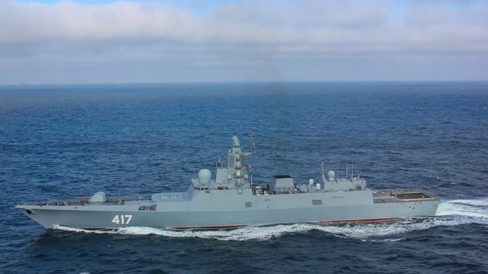 Западные СМИ обсуждают широкие возможности нового смертоносного военного корабля ВМФ РФ