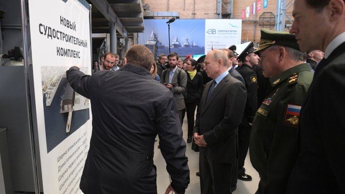 Путин закрепил за Петербургом статус кораблестроительной столицы России