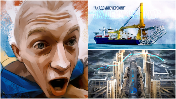 Работа "Академика Черского" над "Северным потоком — 2" вызвала истерику на Украине