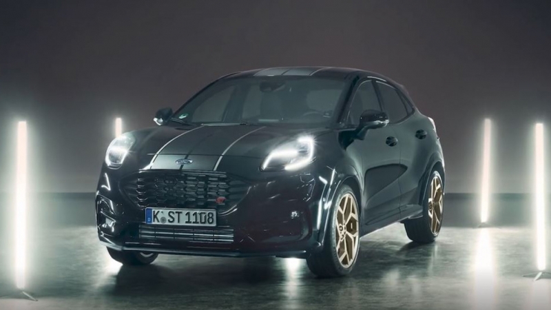 Автоконцерн Ford показал кроссовер Puma ST в версии Gold Edition