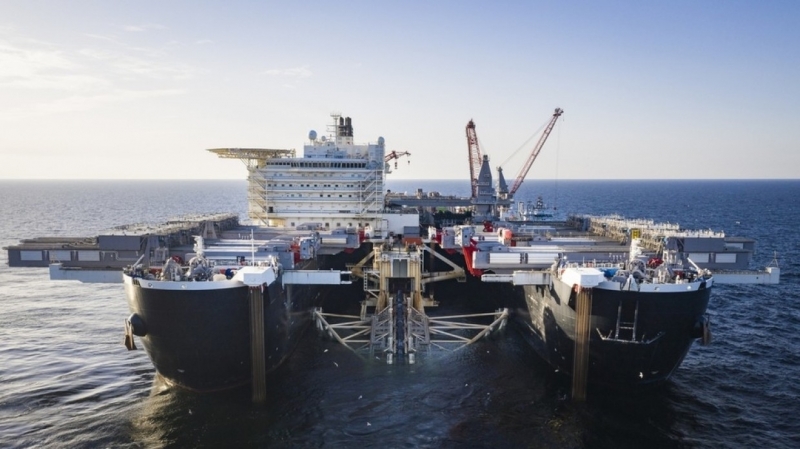 Прокачку газа по "Северному потоку" остановили на десять дней из-за техобслуживания