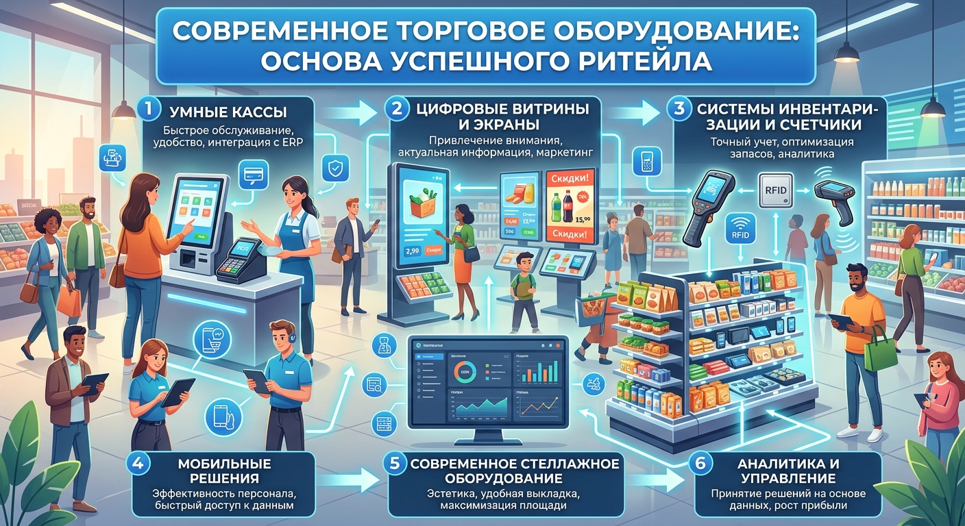 Современное торговое оборудование: основа успешного ритейла