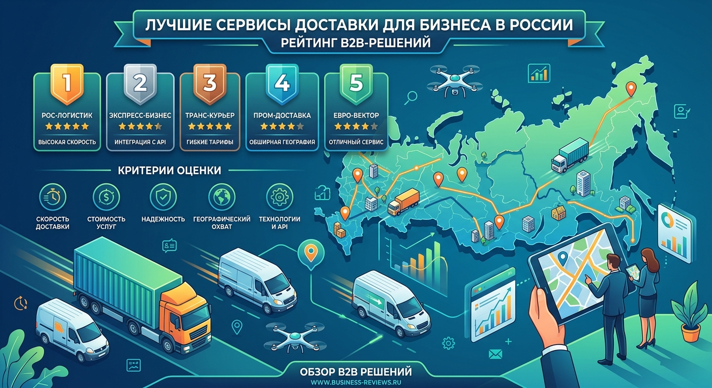 Лучшие сервисы доставки для бизнеса в России: рейтинг B2B-решений