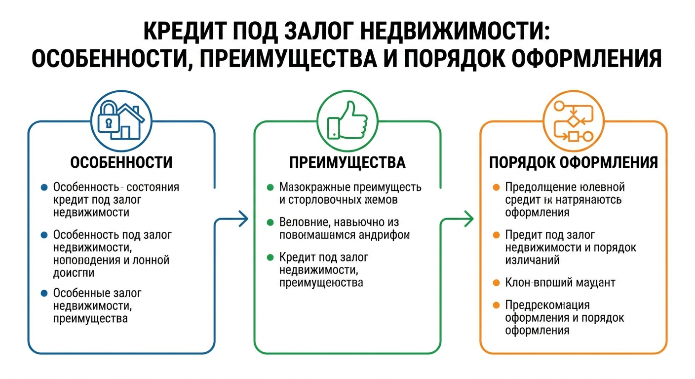 Кредит под залог недвижимости: особенности, преимущества и порядок оформления